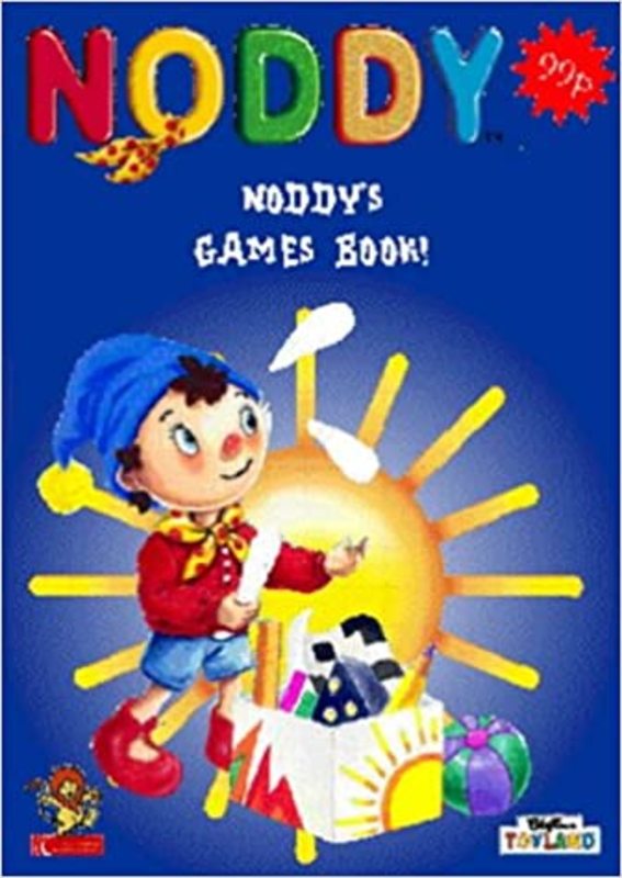 Book cover for "Noddy's Games Book" by Enid Blyton