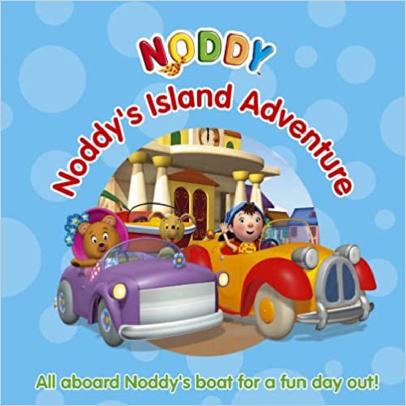 Book cover for "Noddy's Island Adventure" by Enid Blyton