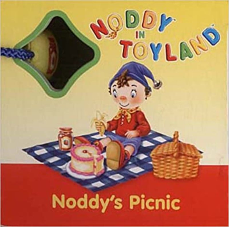 Book cover for "Noddy's Picnic" by Enid Blyton