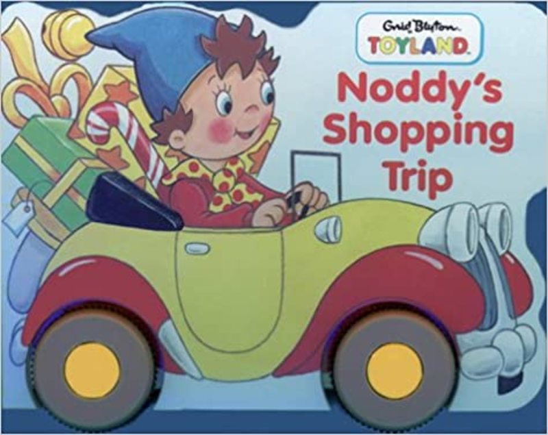 Book cover for "Noddy's Shopping Trip" by Enid Blyton