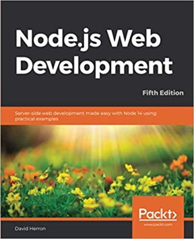 Book cover for "Node.js Web Development" by David Herron