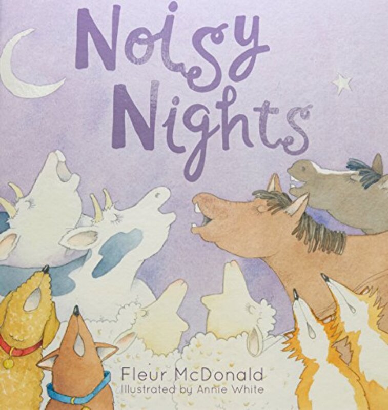 Book cover for "Noisy Nights" by Fleur McDonald