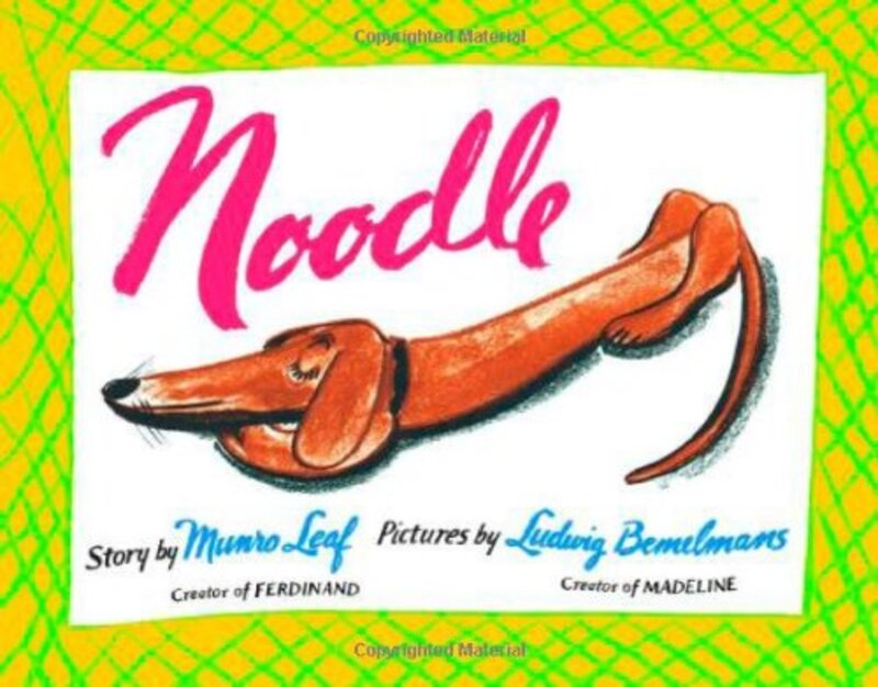 Book cover for "Noodle" by Munro Leaf