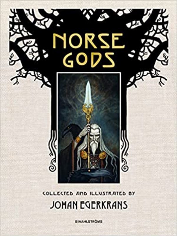Book cover for "Norse Gods" by Johan Egerkrans
