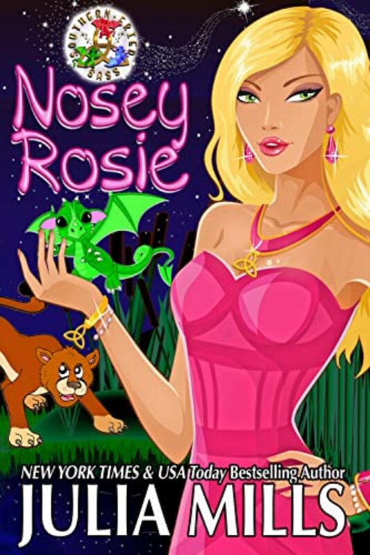 Book cover for "Nosey Rosie" by Julia Mills