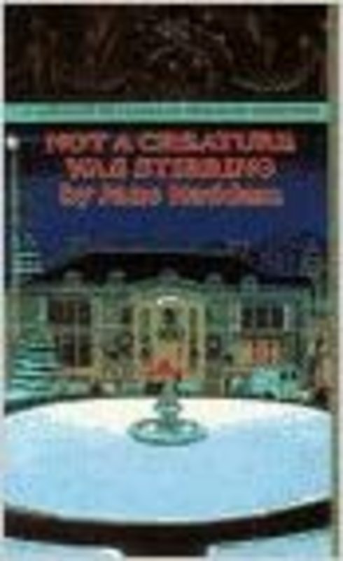 Book cover for "Not a Creature was Stirring" by Jane Haddam