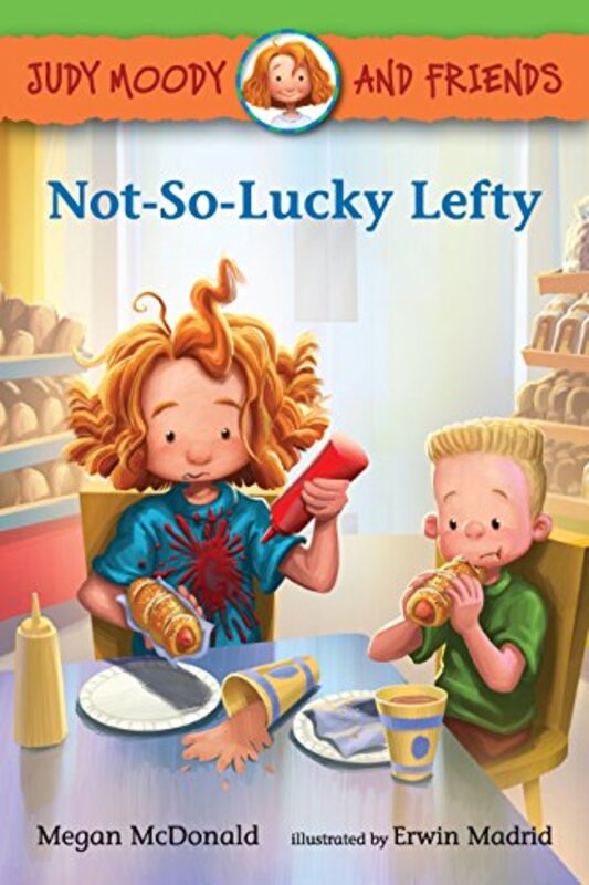Book cover for "Not-So-Lucky Lefty" by Megan McDonald