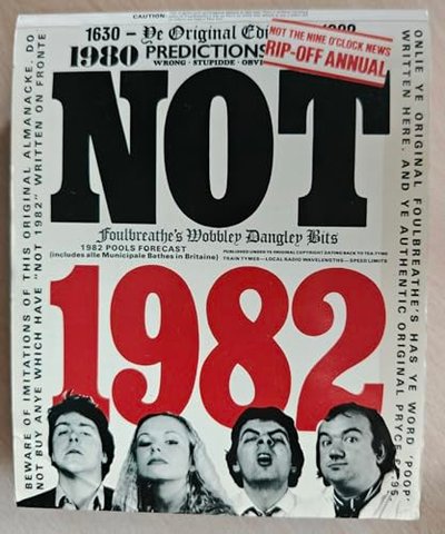 Book cover for "Not 1982" by Douglas Adams