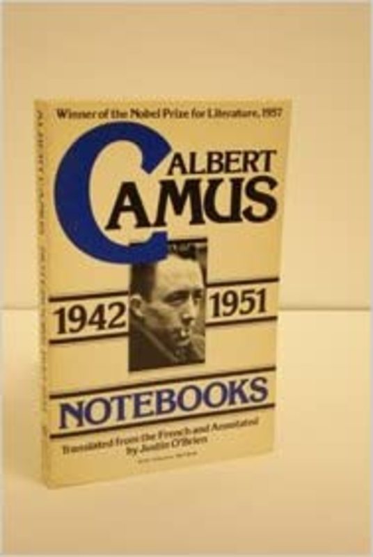Book cover for "Notebooks, 1942-1951" by Albert Camus