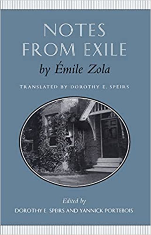 Book cover for "Notes from Exile" by Émile Zola