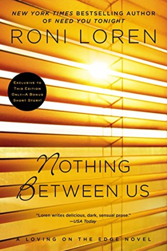 Book cover for "Nothing Between Us" by Roni Loren