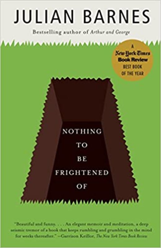Book cover for "Nothing to Be Frightened Of" by Julian Barnes