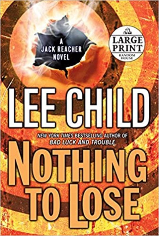 Book cover for "Nothing to Lose" by Lee Child