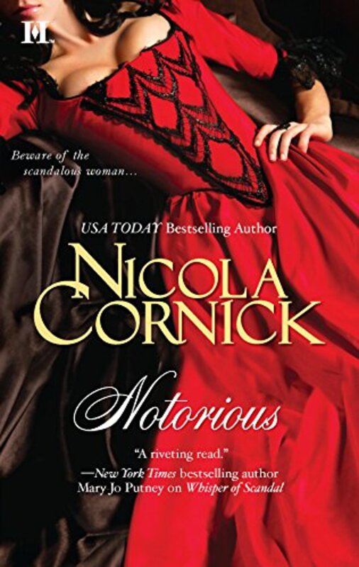 Book cover for "Notorious" by Nicola Cornick