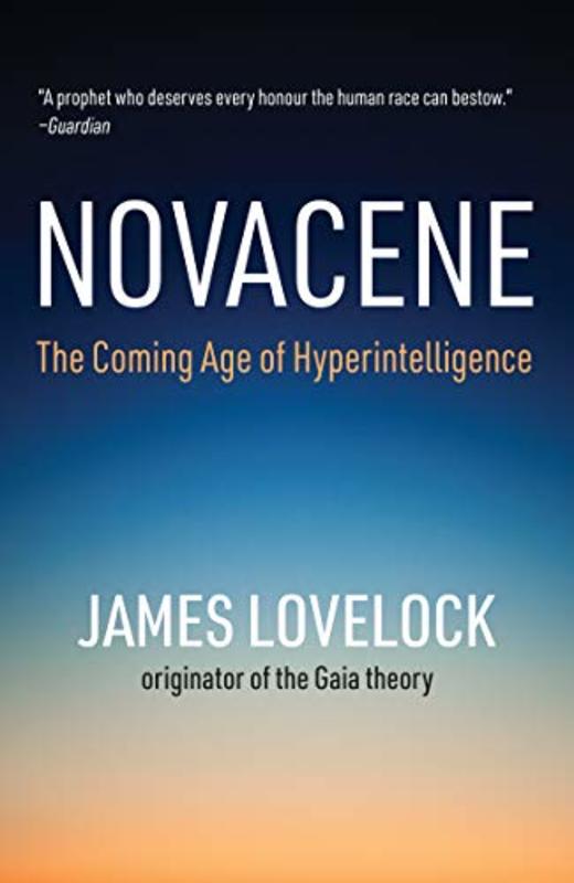 Book cover for "Novacene" by James Lovelock
