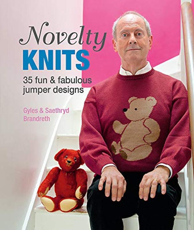 Book cover for "Novelty Knits" by Gyles Brandreth