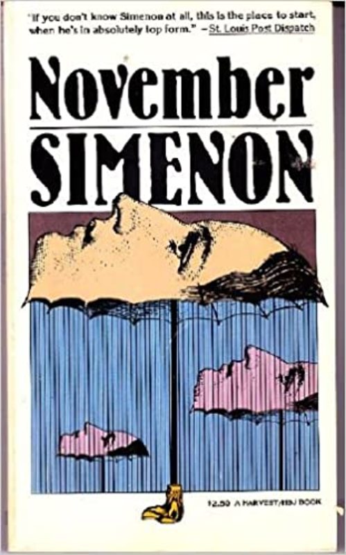 Book cover for "November" by Georges Simenon