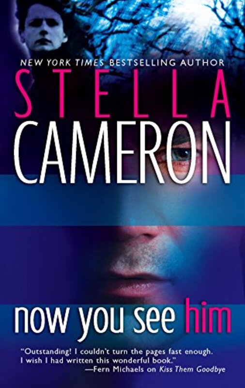 Book cover for "Now You See Him" by Stella Cameron
