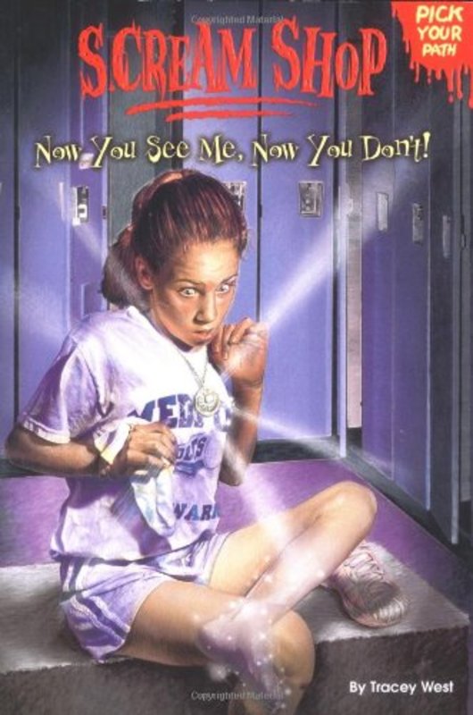 Book cover for "Now You See Me, Now You Don't!" by Tracey West