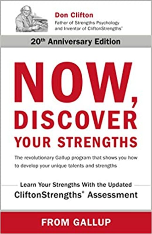 Book cover for "Now, Discover Your Strengths" by Don Clifton
