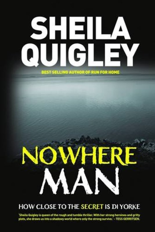 Book cover for "Nowhere Man" by Sheila Quigley
