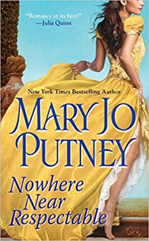 Book cover for "Nowhere Near Respectable" by Mary Jo Putney