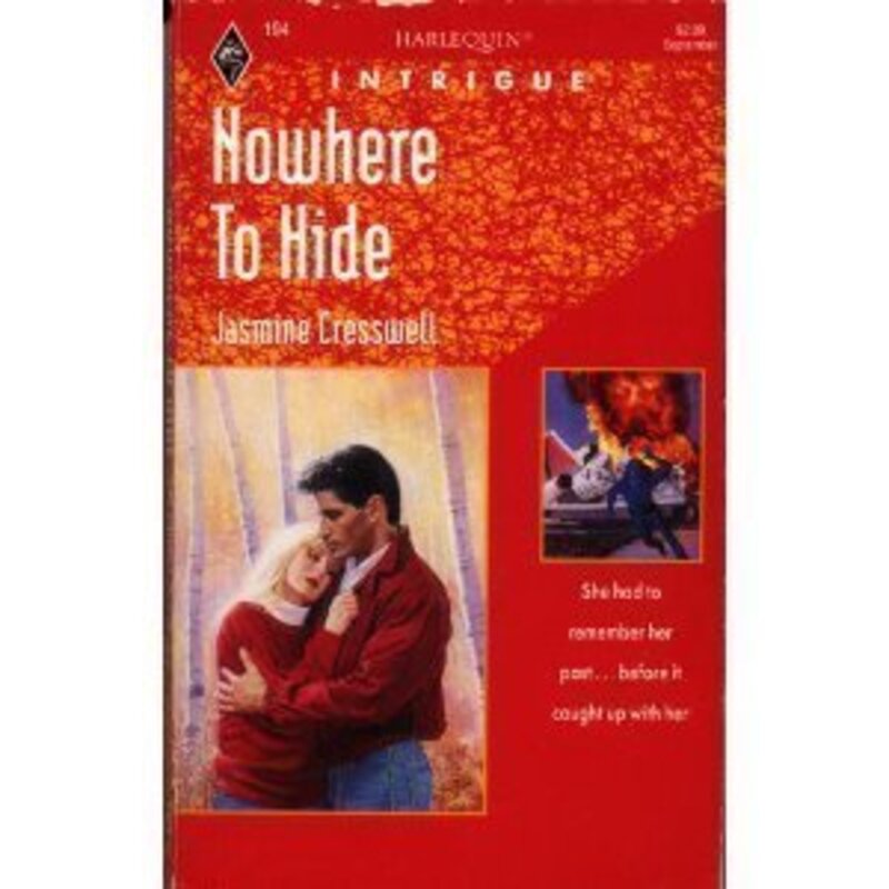 Book cover for "Nowhere to Hide" by Jasmine Cresswell