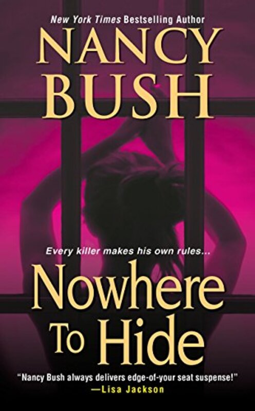 Book cover for "Nowhere to Hide" by Nancy Bush