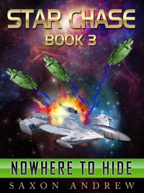Book cover for "Nowhere to Hide" by Saxon Andrew