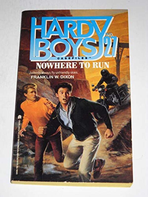 Book cover for "Nowhere to Run" by Franklin W Dixon
