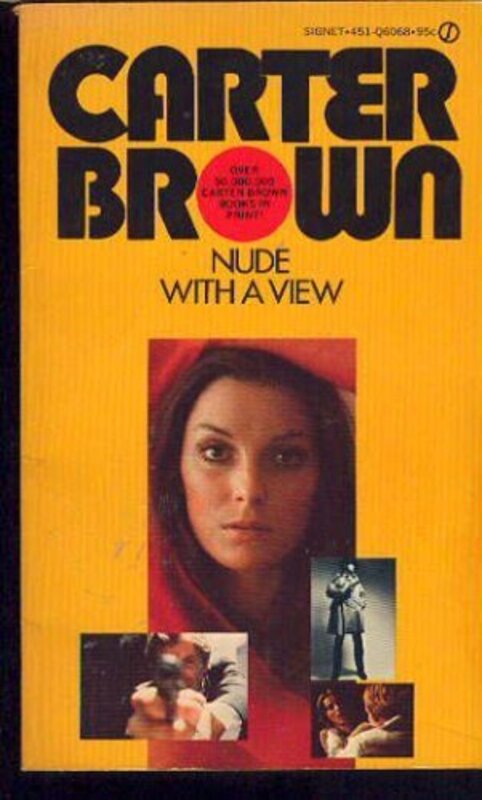 Book cover for "Nude with a View" by Carter Brown