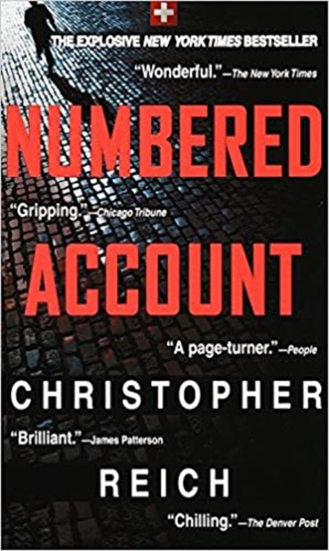 Book cover for "Numbered Account" by Christopher Reich