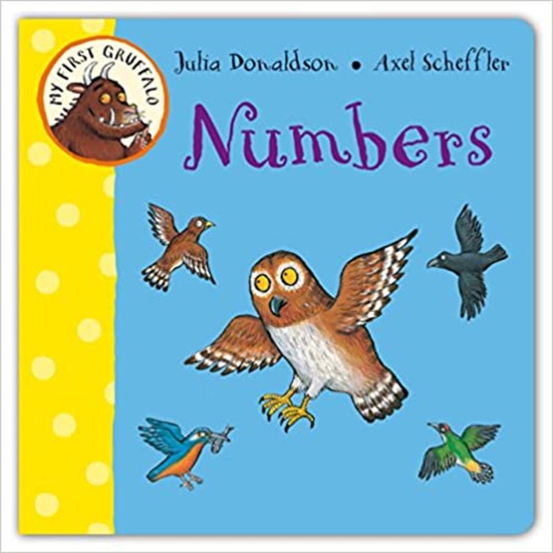 Book cover for "Numbers" by Julia Donaldson