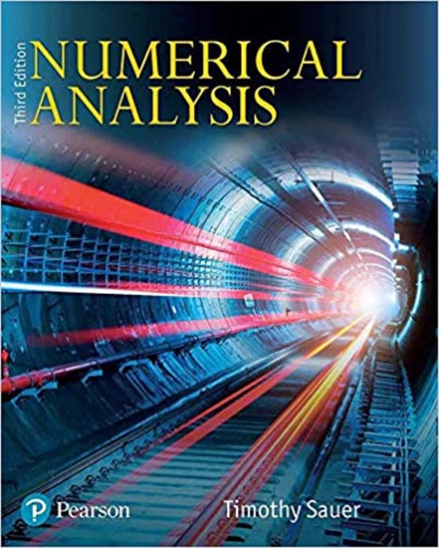 Book cover for "Numerical Analysis" by Timothy Sauer