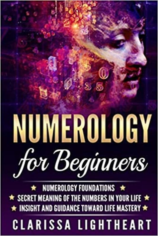 Book cover for "Numerology for Beginners" by Clarissa Lightheart