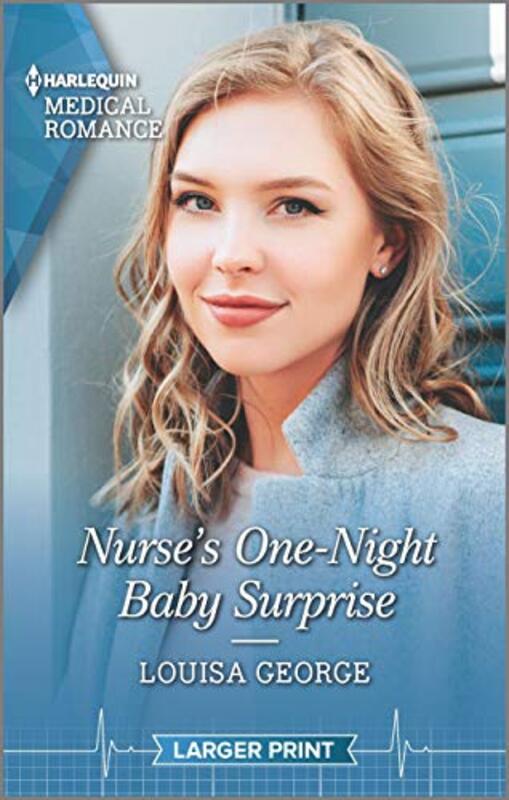 Book cover for "Nurse's One-Night Baby Surprise" by Louisa George