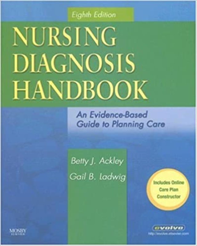 Book cover for "Nursing Diagnosis Handbook" by Betty J. Ackley