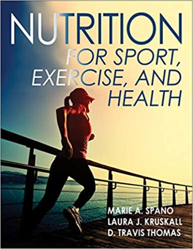 Book cover for "Nutrition for Sport, Exercise, and Health" by Marie Spano