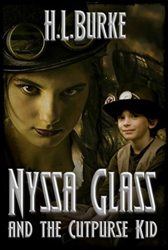 Book cover for "Nyssa Glass and the Cutpurse Kid" by HL Burke