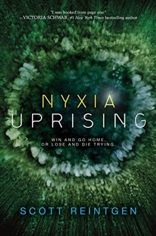Book cover for "Nyxia Uprising" by Scott Reintgen