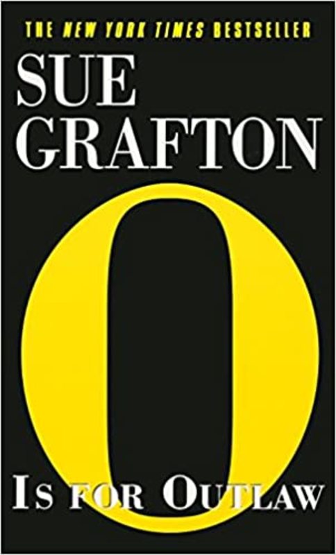 Book cover for "O is for Outlaw" by Sue Grafton