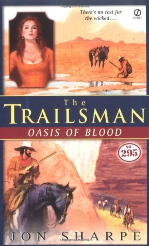 Book cover for "Oasis of Blood" by Jon Sharpe