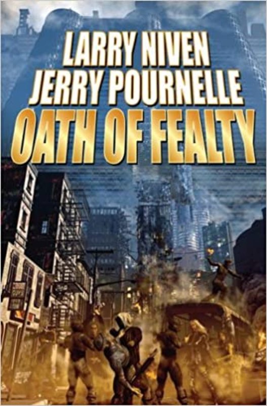 Book cover for "Oath of Fealty" by Jerry Pournelle