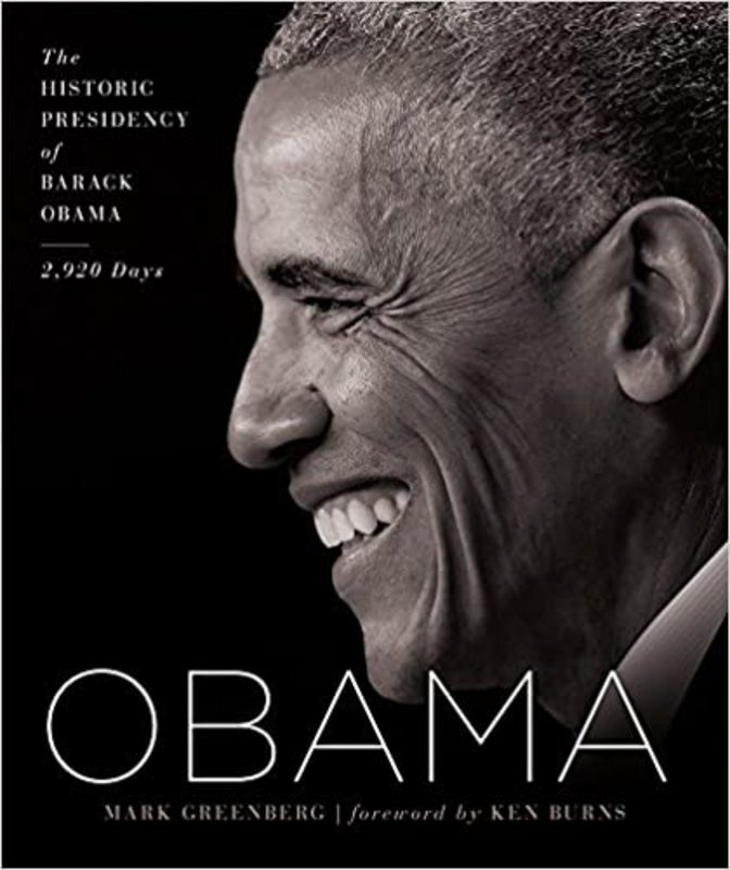 Book cover for "Obama" by Mark Greenberg