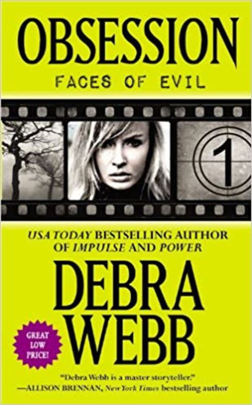 Book cover for "Obsession" by Debra Webb