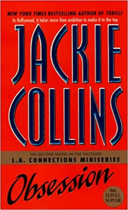 Book cover for "Obsession" by Jackie Collins