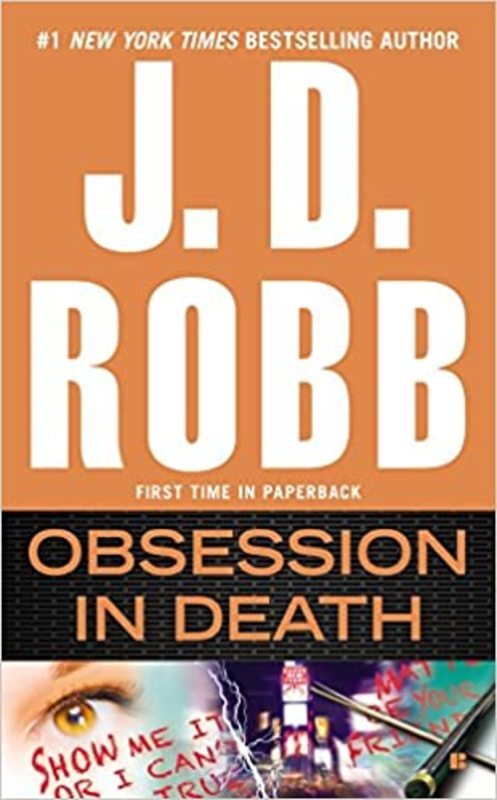 Book cover for "Obsession in Death" by JD Robb
