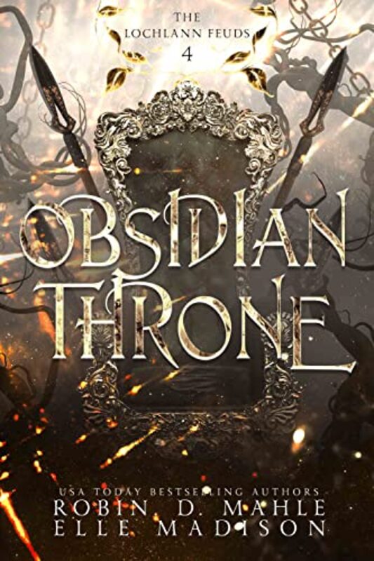 Book cover for "Obsidian Throne" by Robin D Mahle