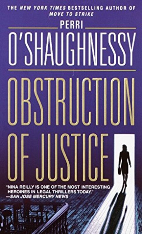 Book cover for "Obstruction of Justice" by Perri OShaughnessy