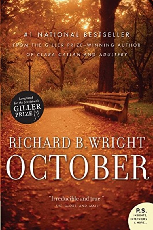 Book cover for "October" by Richard B Wright